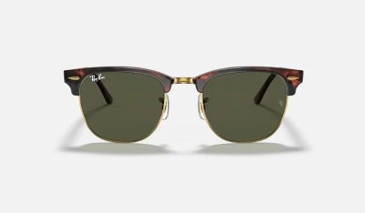 Ray-ban Clubmaster classic in havana and brown rb3016